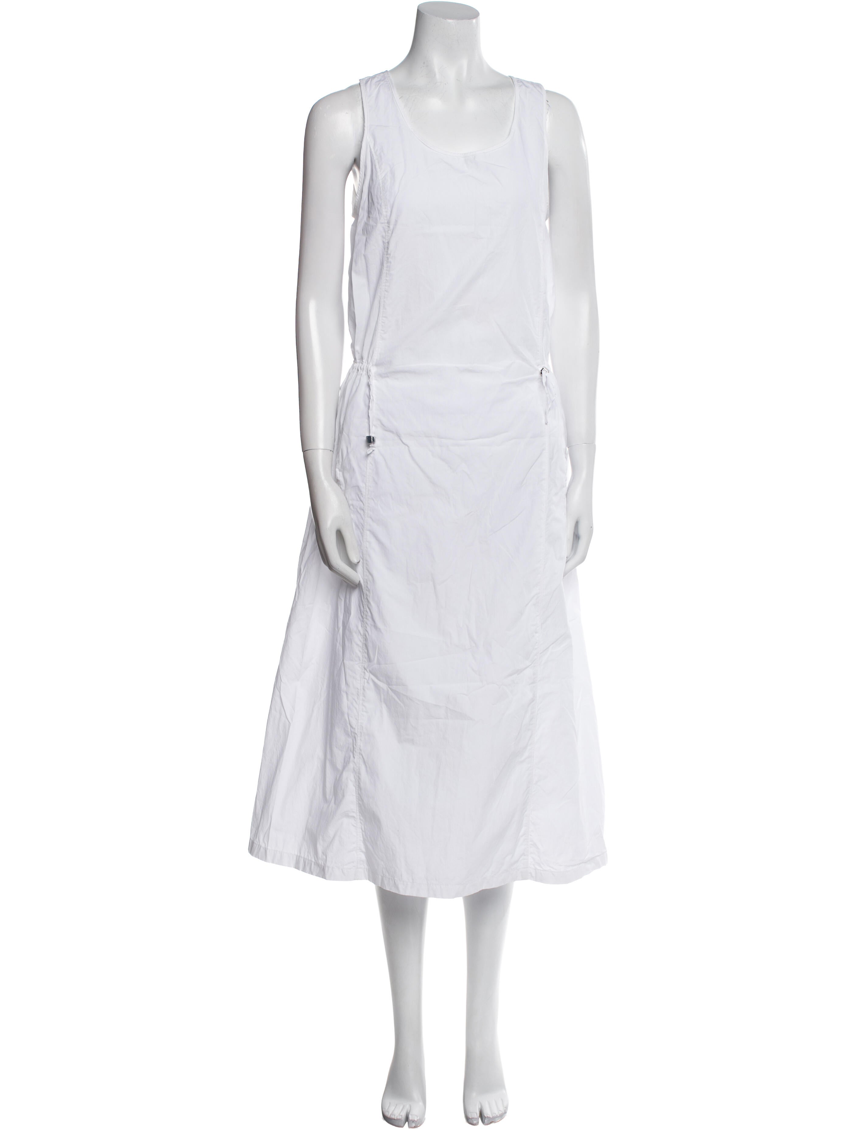 'S Max Mara Scoop Neck Midi Length Dress