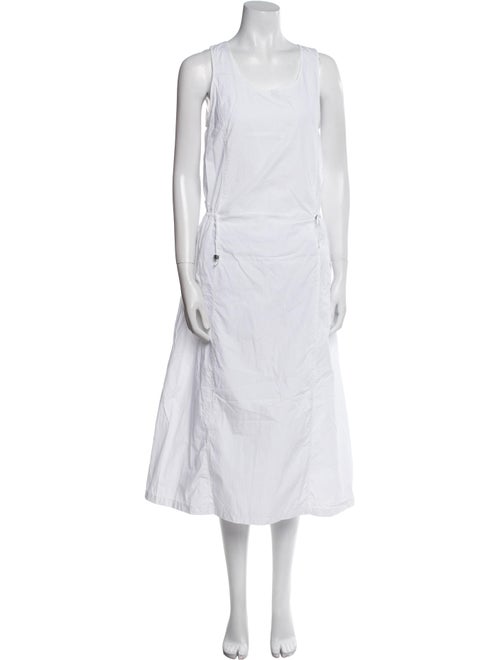 'S Max Mara Scoop Neck Midi Length Dress