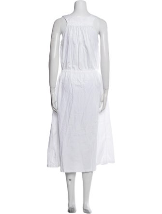 'S Max Mara Scoop Neck Midi Length Dress