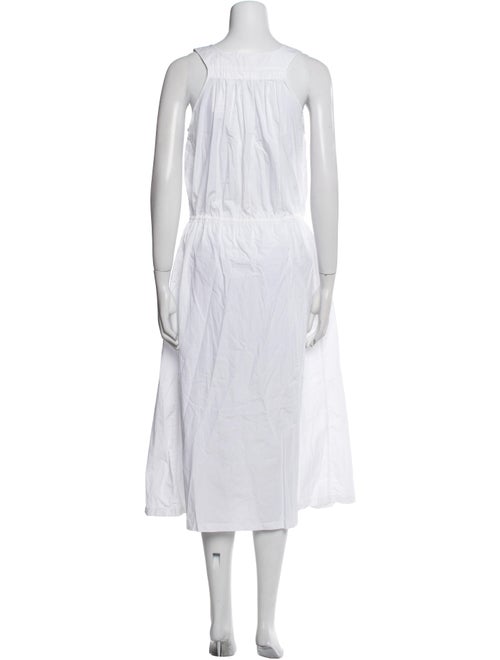 'S Max Mara Scoop Neck Midi Length Dress