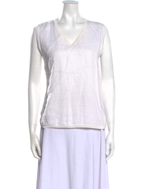 'S Max Mara V-Neck Sleeveless Top