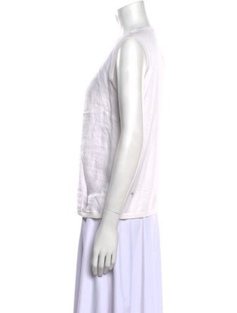 'S Max Mara V-Neck Sleeveless Top