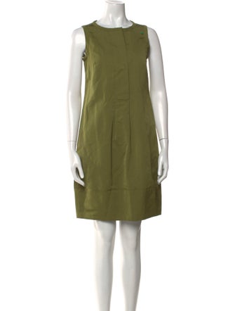 'S Max Mara Bateau Neckline Mini Dress