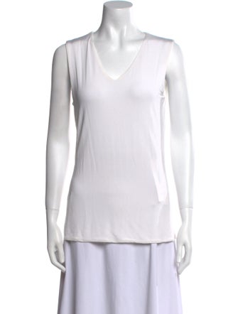 'S Max Mara V-Neck Sleeveless Top