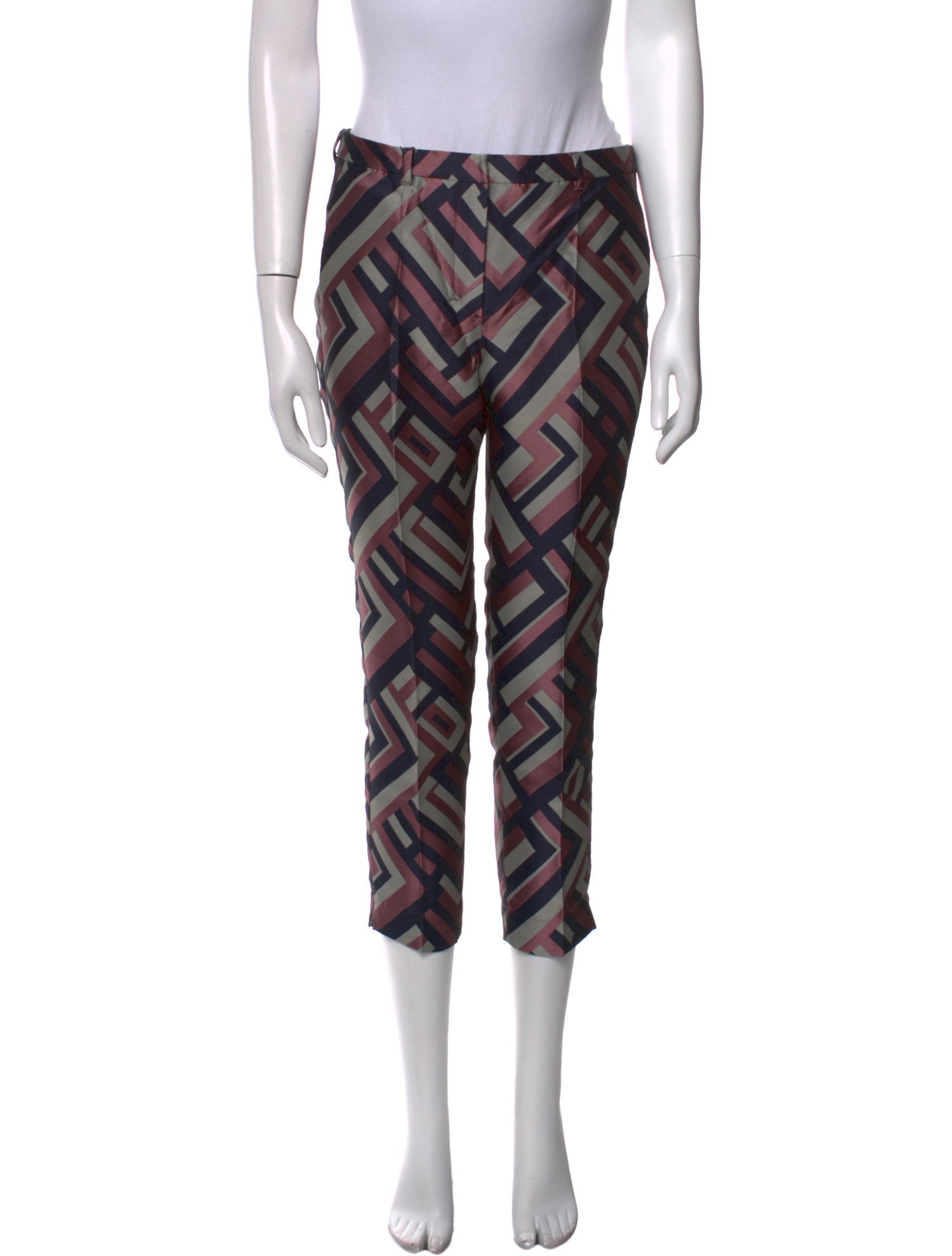 'S Max Mara Printed Straight Leg Pants w/ Tags