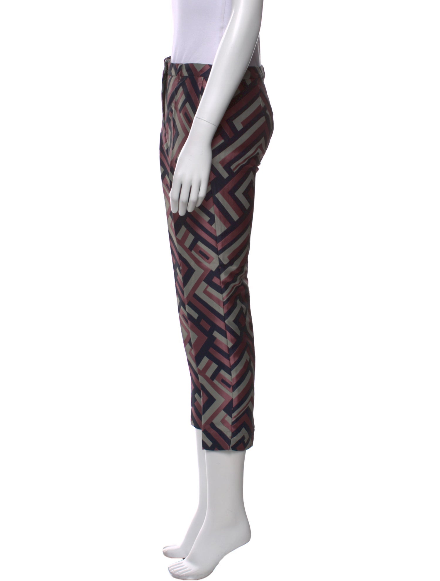 'S Max Mara Printed Straight Leg Pants w/ Tags