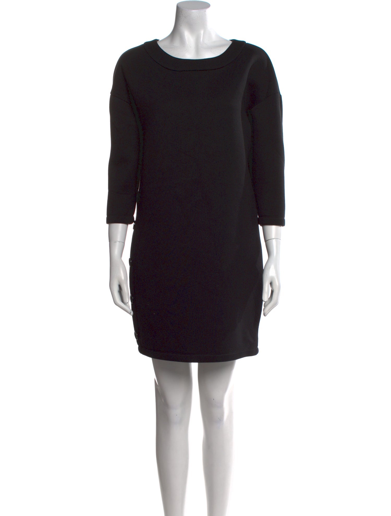 'S Max Mara Bateau Neckline Mini Dress