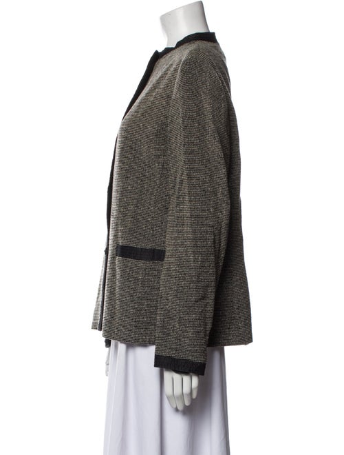 'S Max Mara Wool Tweed Pattern Jacket