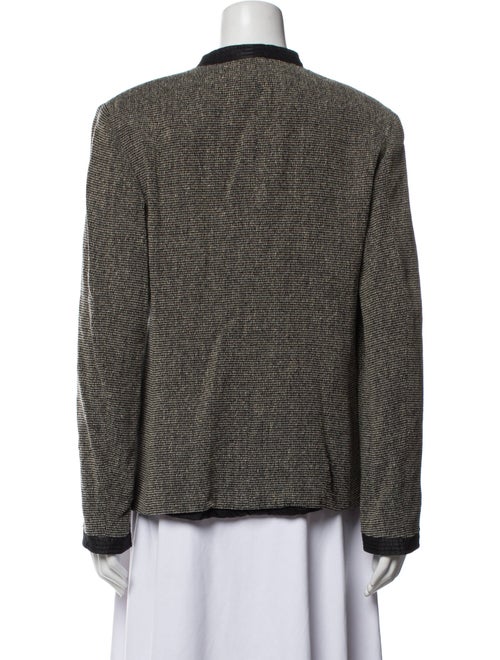 'S Max Mara Wool Tweed Pattern Jacket