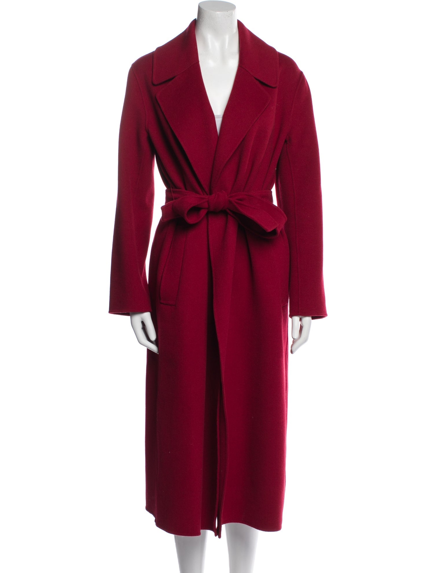 'S Max Mara Virgin Wool Trench Coat
