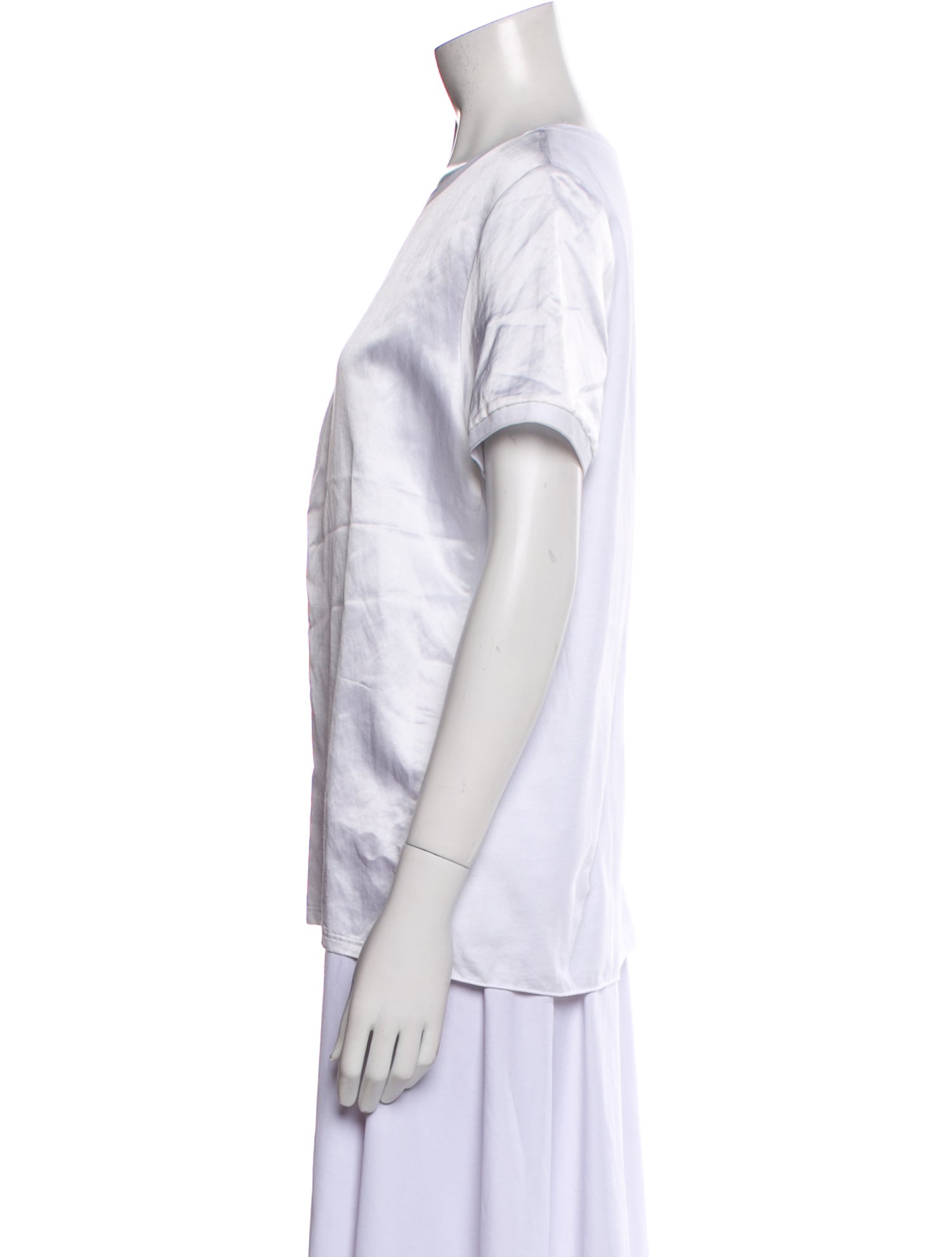 'S Max Mara Bateau Neckline Short Sleeve T-Shirt