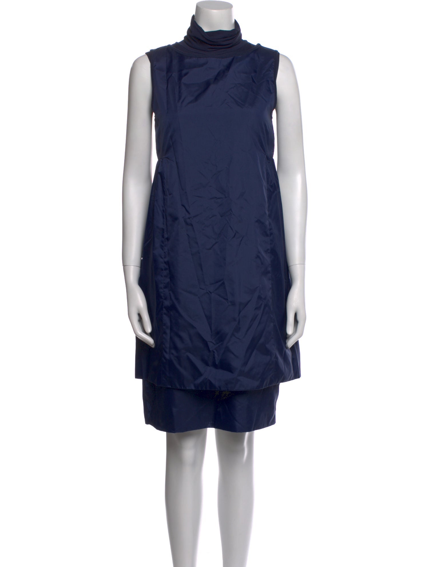 'S Max Mara Mock Neck Long Dress