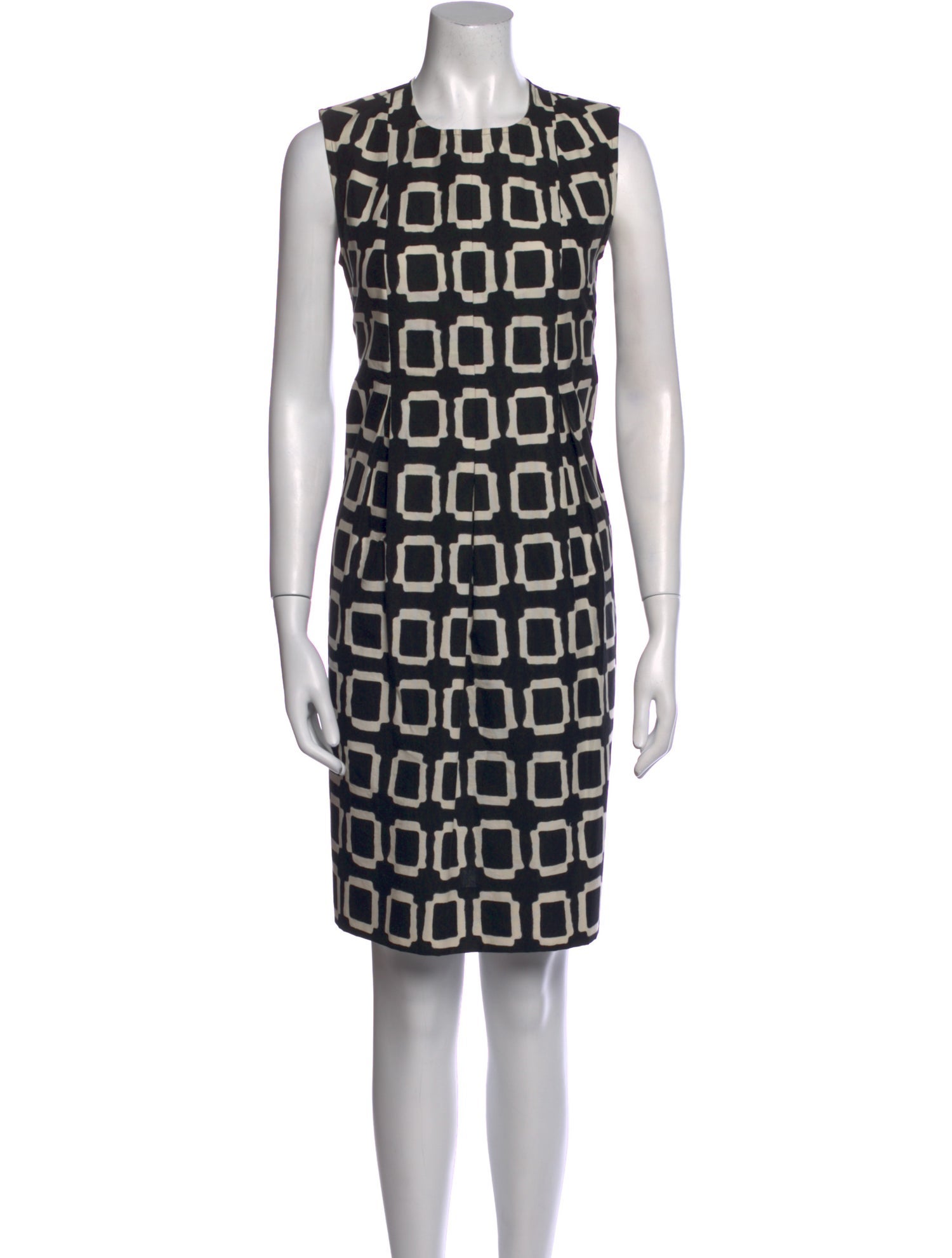'S Max Mara Printed Knee-Length Dress