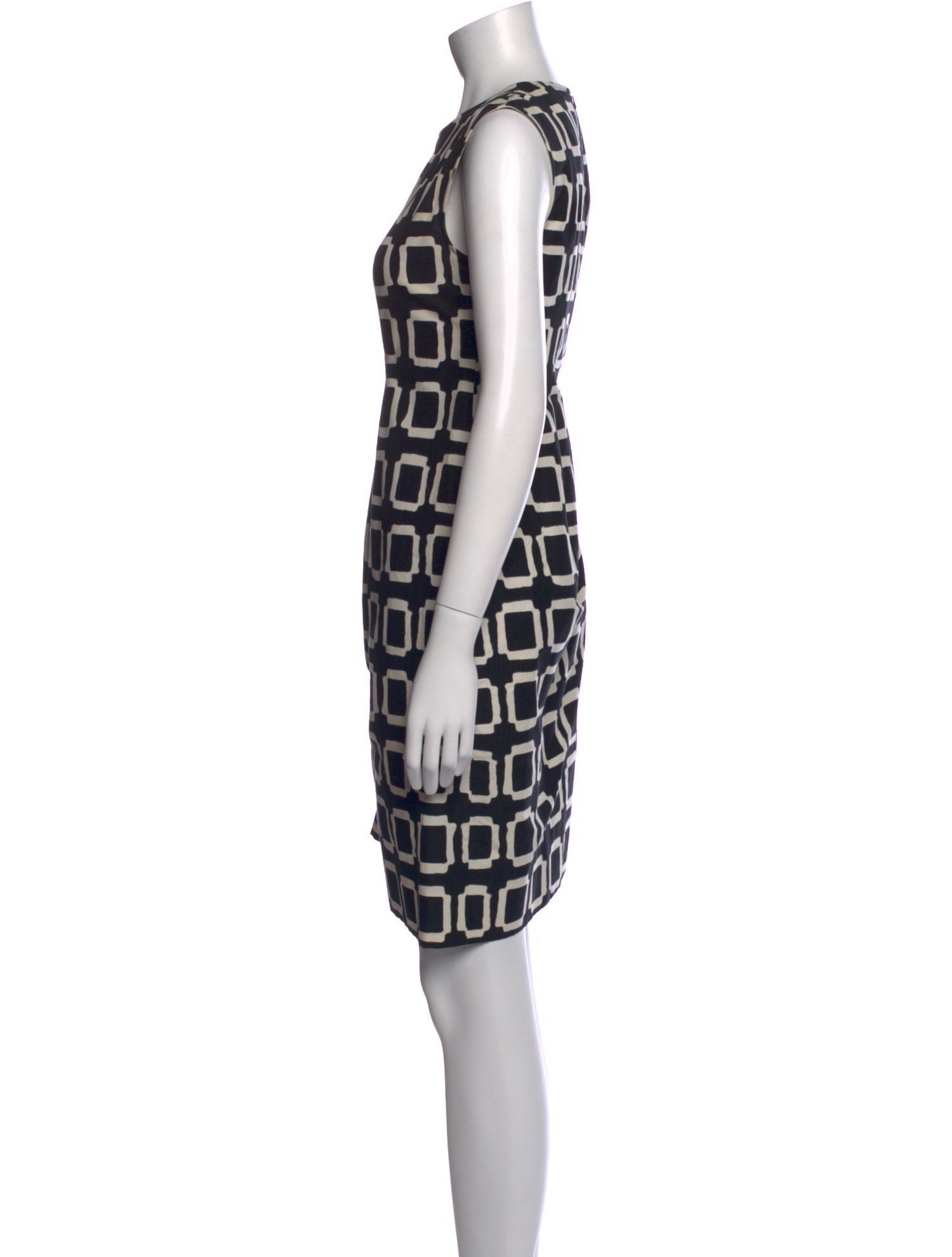 'S Max Mara Printed Knee-Length Dress