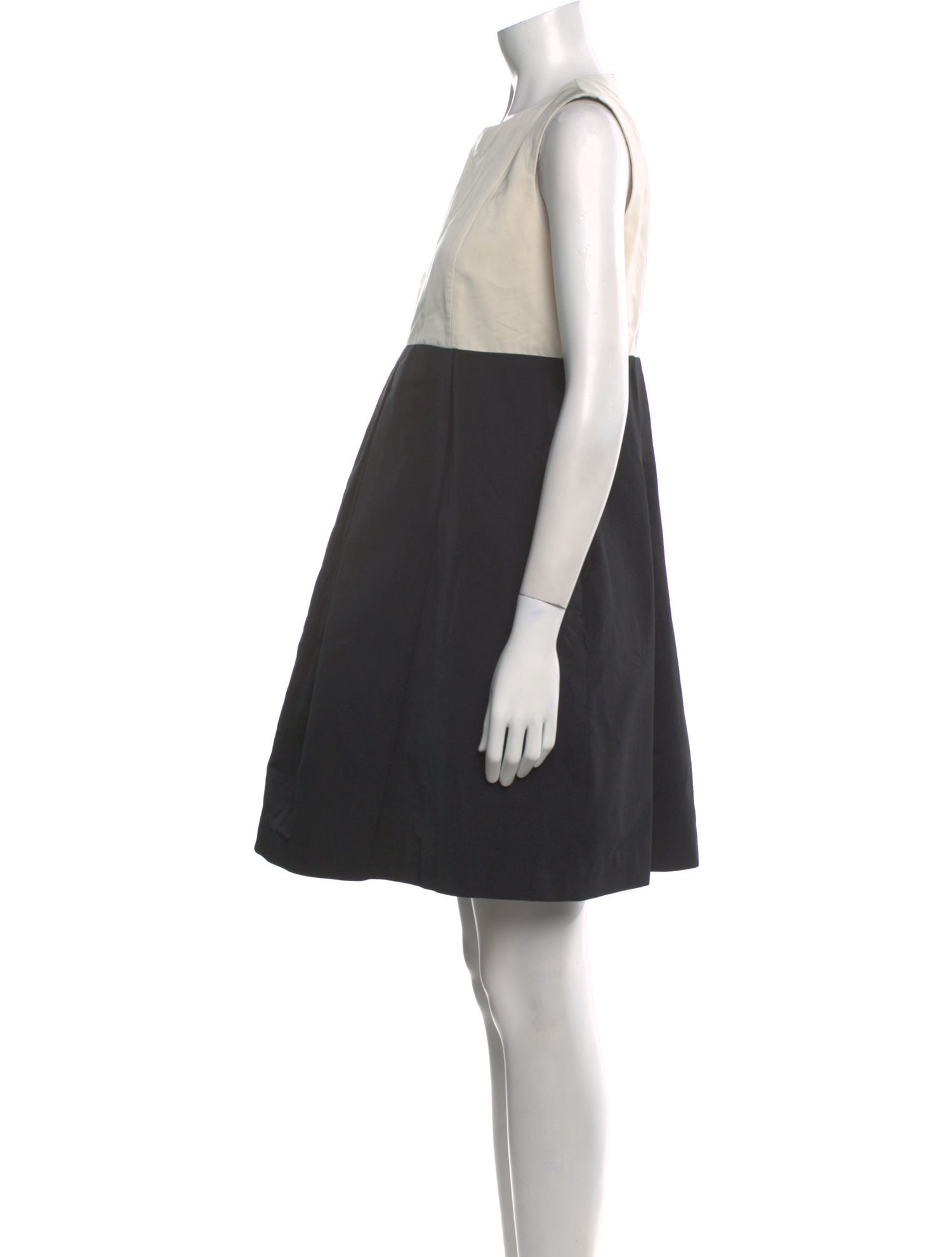 'S Max Mara Colorblock Pattern Mini Dress