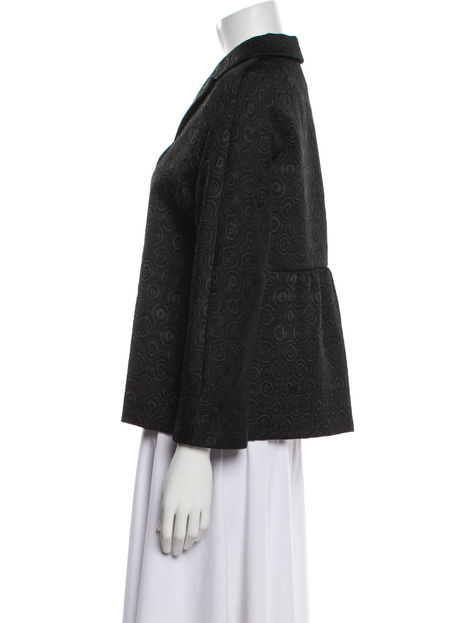 'S Max Mara Tweed Pattern Blazer