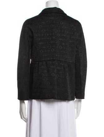 'S Max Mara Tweed Pattern Blazer