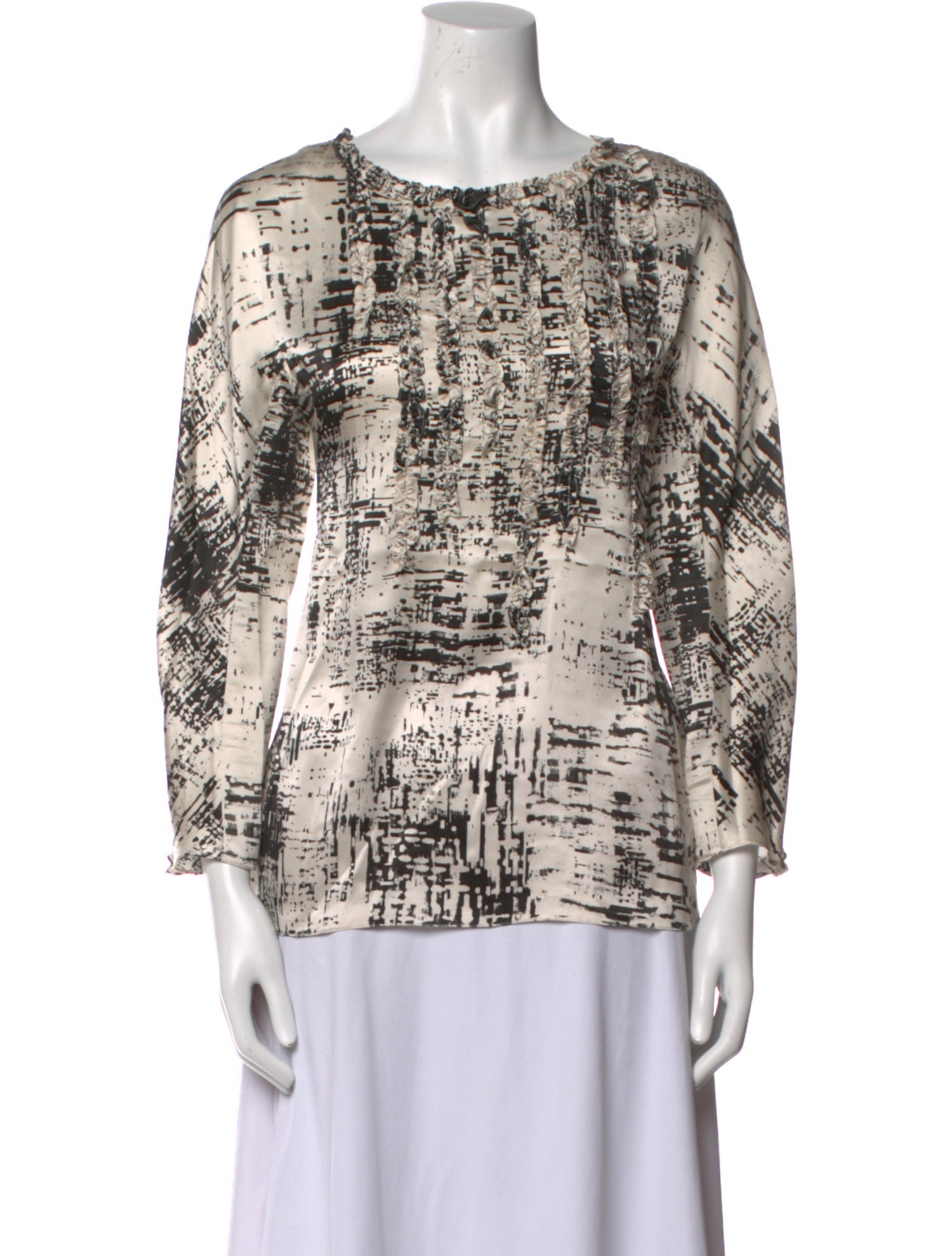 'S Max Mara Silk Printed Blouse