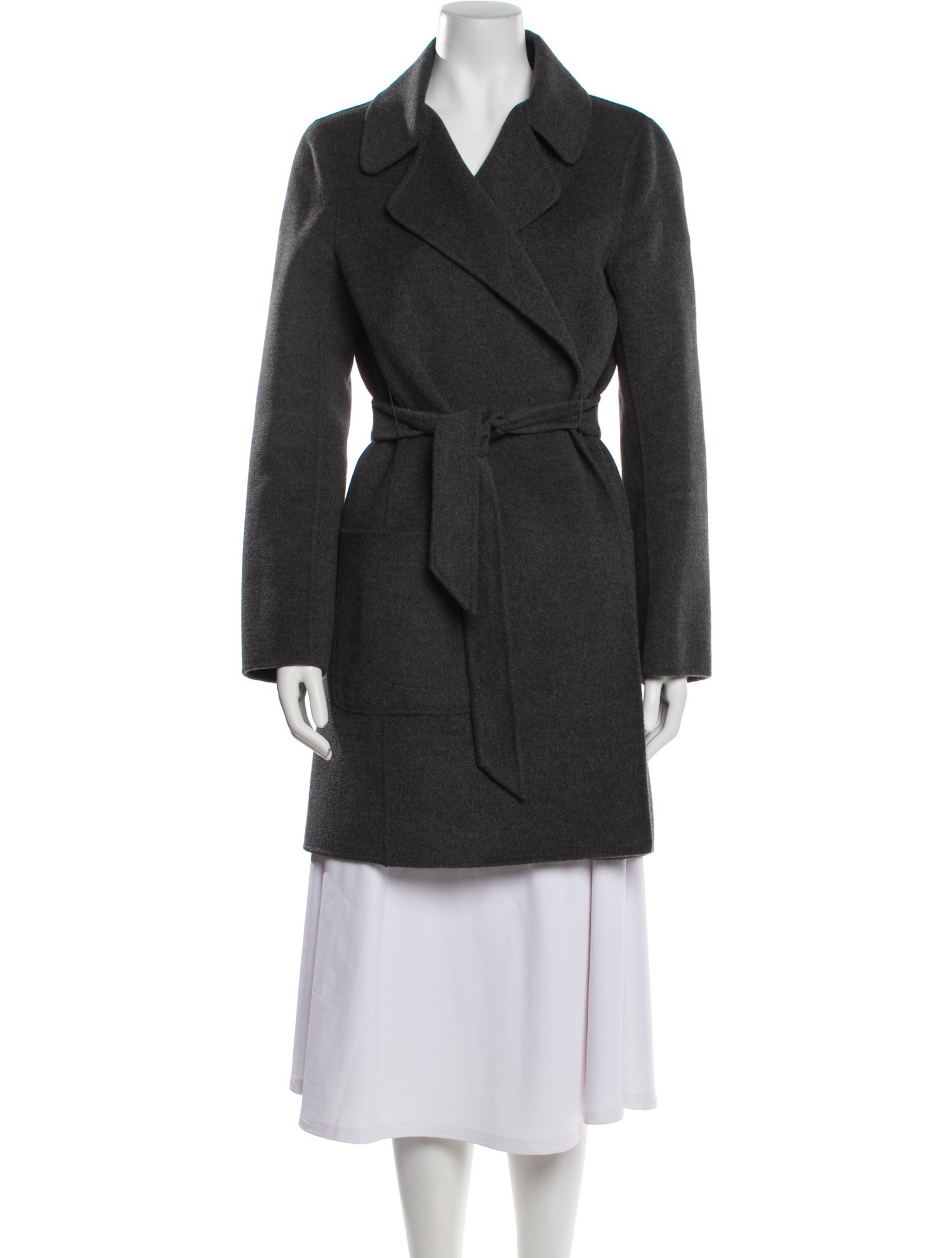 'S Max Mara Angora Trench Coat