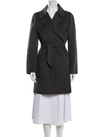 'S Max Mara Angora Trench Coat