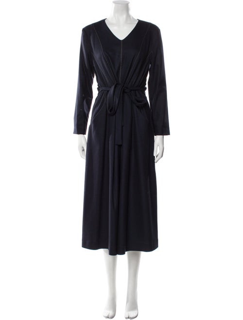 'S Max Mara V-Neck Midi Length Dress