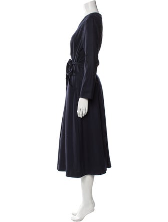 'S Max Mara V-Neck Midi Length Dress