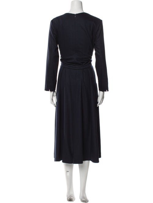 'S Max Mara V-Neck Midi Length Dress