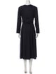 'S Max Mara V-Neck Midi Length Dress