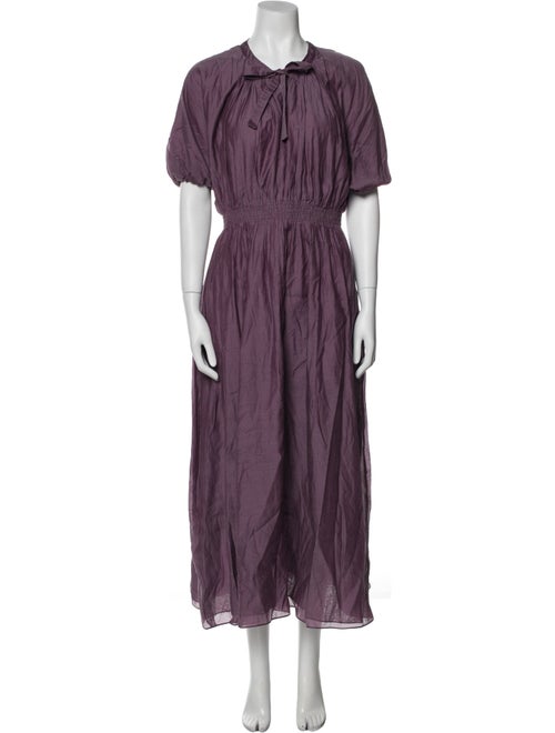 'S Max Mara Crew Neck Long Dress