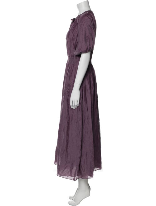 'S Max Mara Crew Neck Long Dress