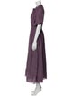 'S Max Mara Crew Neck Long Dress