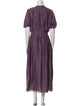 'S Max Mara Crew Neck Long Dress