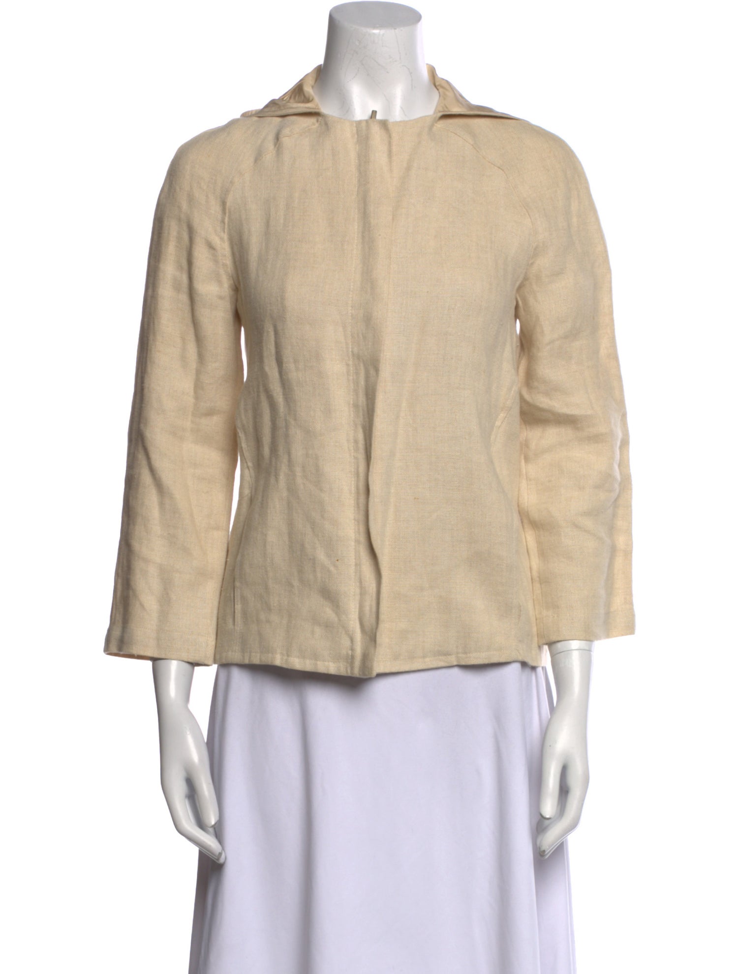 'S Max Mara Linen Crew Neck Polo