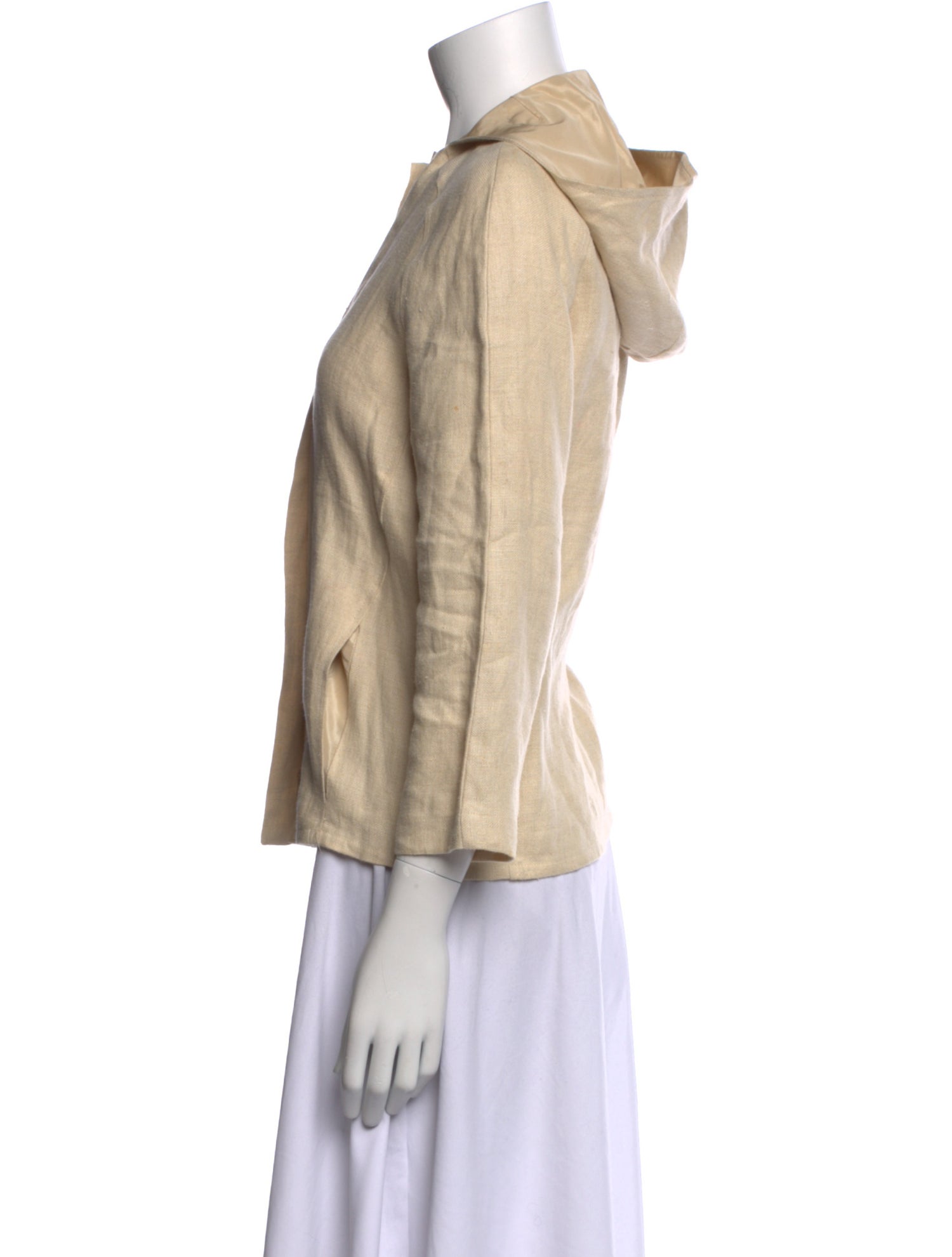 'S Max Mara Linen Crew Neck Polo