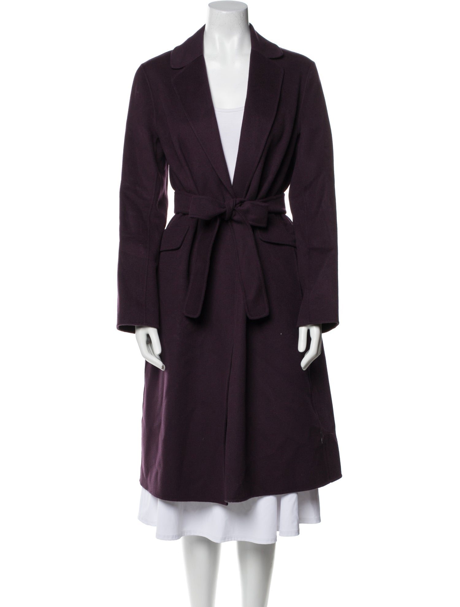 'S Max Mara Virgin Wool Trench Coat