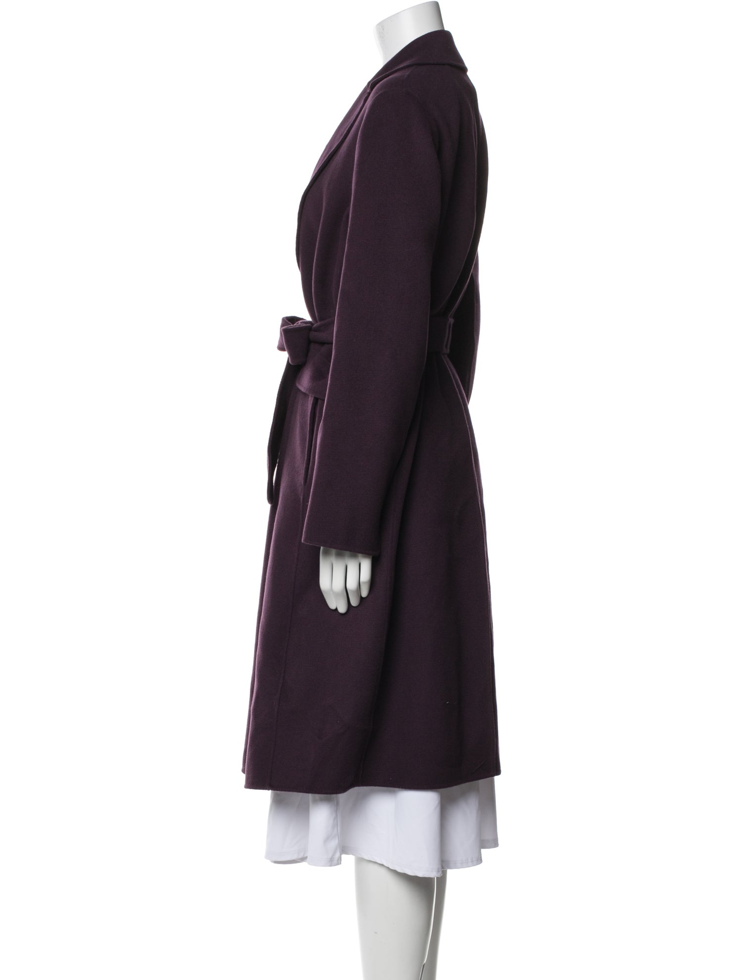 'S Max Mara Virgin Wool Trench Coat