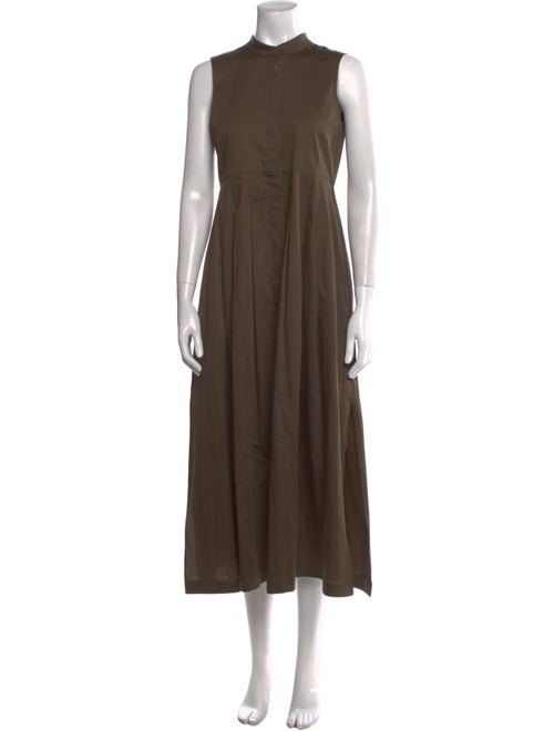 'S Max Mara Mock Neck Long Dress