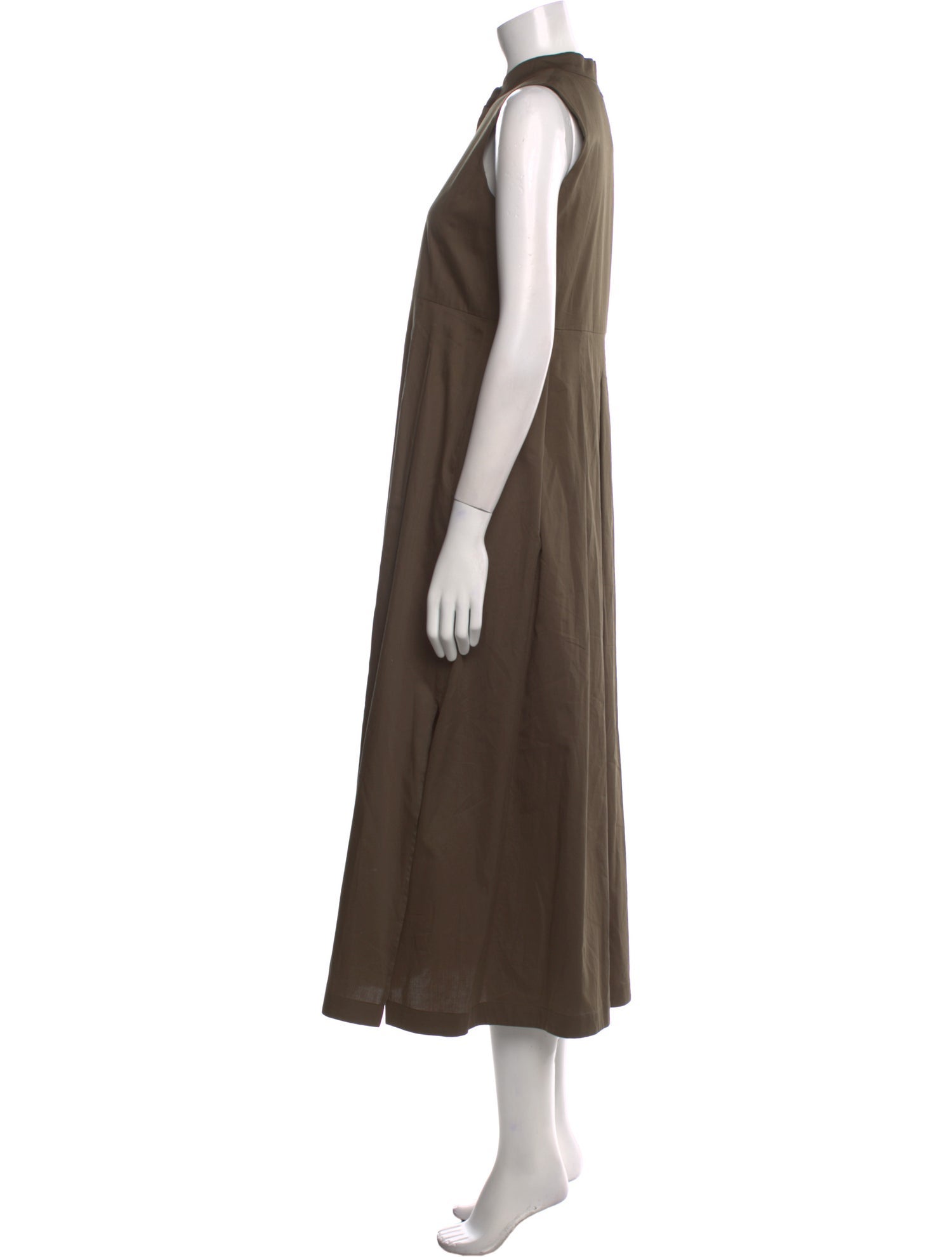 'S Max Mara Mock Neck Long Dress