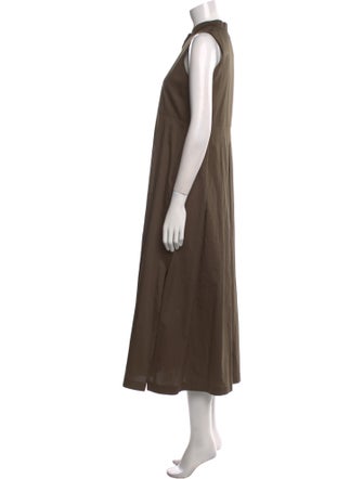 'S Max Mara Mock Neck Long Dress