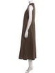 'S Max Mara Mock Neck Long Dress