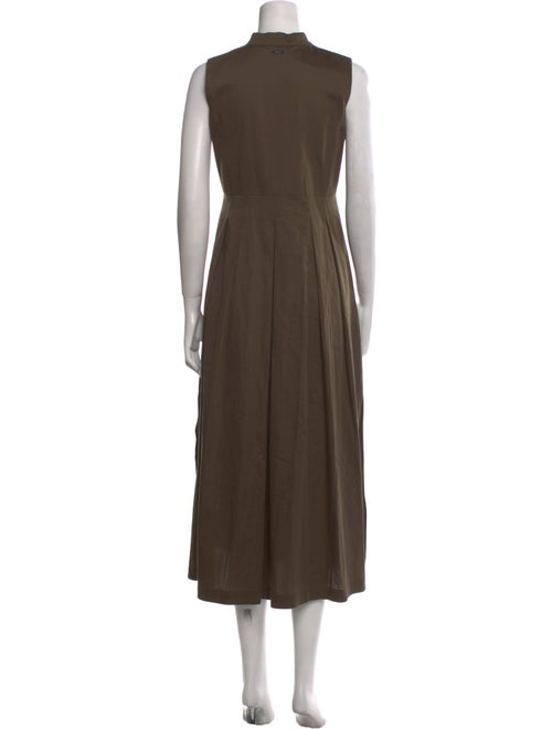 'S Max Mara Mock Neck Long Dress