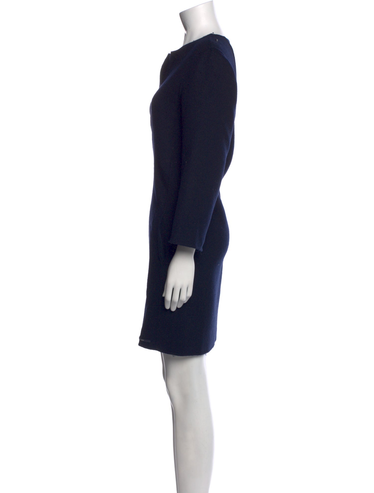 'S Max Mara Virgin Wool Mini Dress