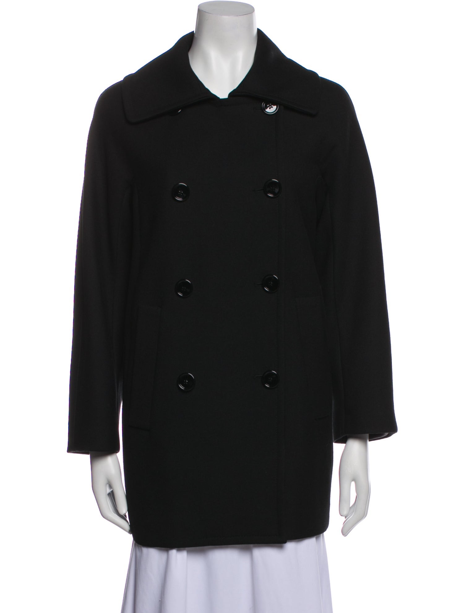 'S Max Mara Virgin Wool Utility Jacket