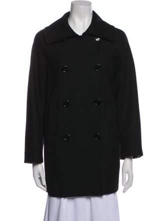 'S Max Mara Virgin Wool Utility Jacket