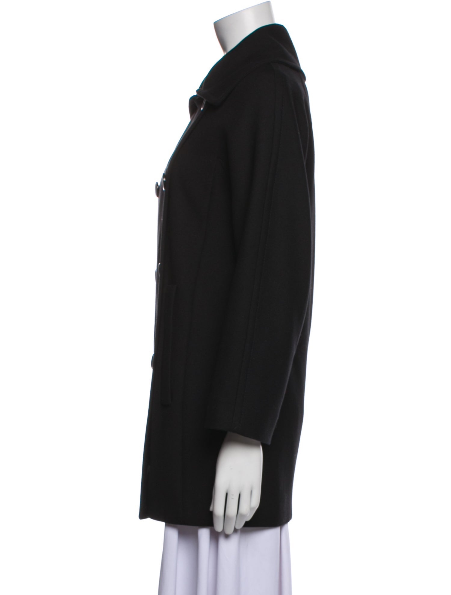 'S Max Mara Virgin Wool Utility Jacket