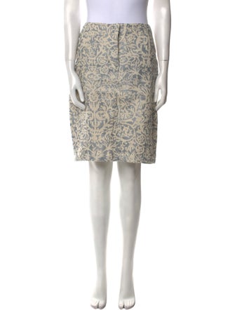 'S Max Mara Linen Knee-Length Skirt