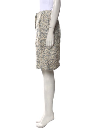 'S Max Mara Linen Knee-Length Skirt