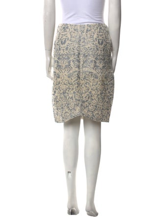 'S Max Mara Linen Knee-Length Skirt