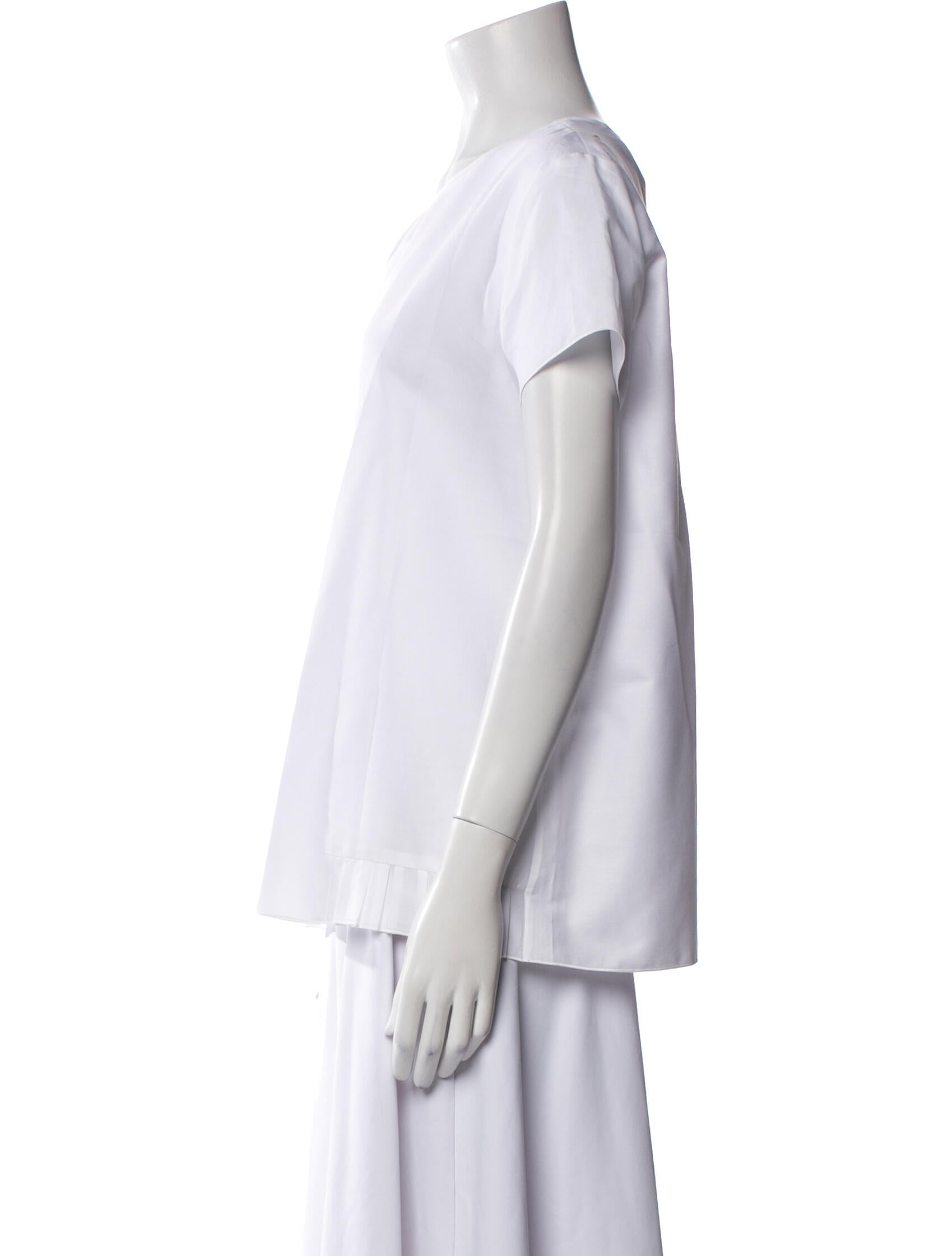 'S Max Mara Scoop Neck Short Sleeve T-Shirt w/ Tags