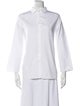 'S Max Mara Three-Quarter Sleeve Button-Up Top